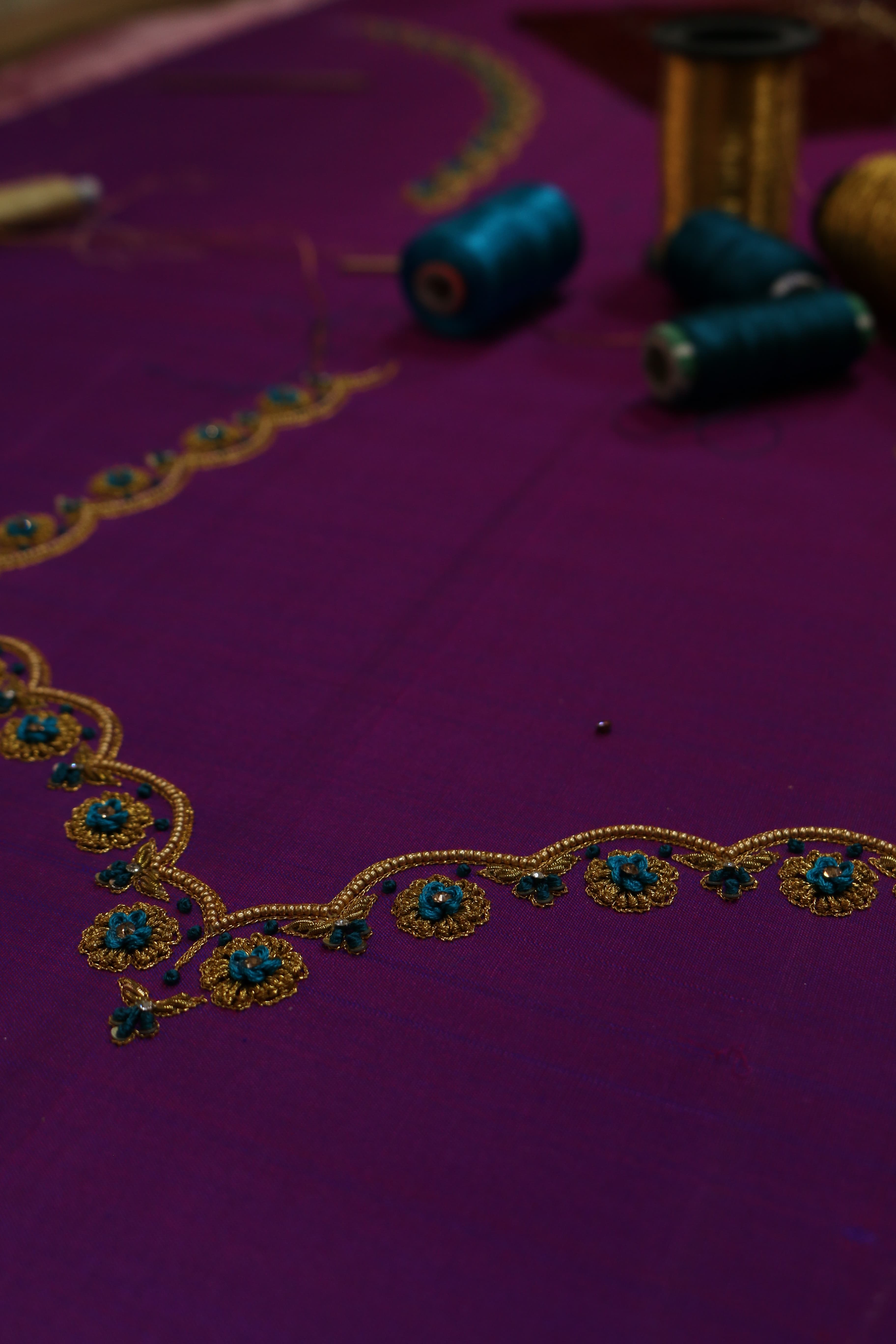 Neckline Embroidery
