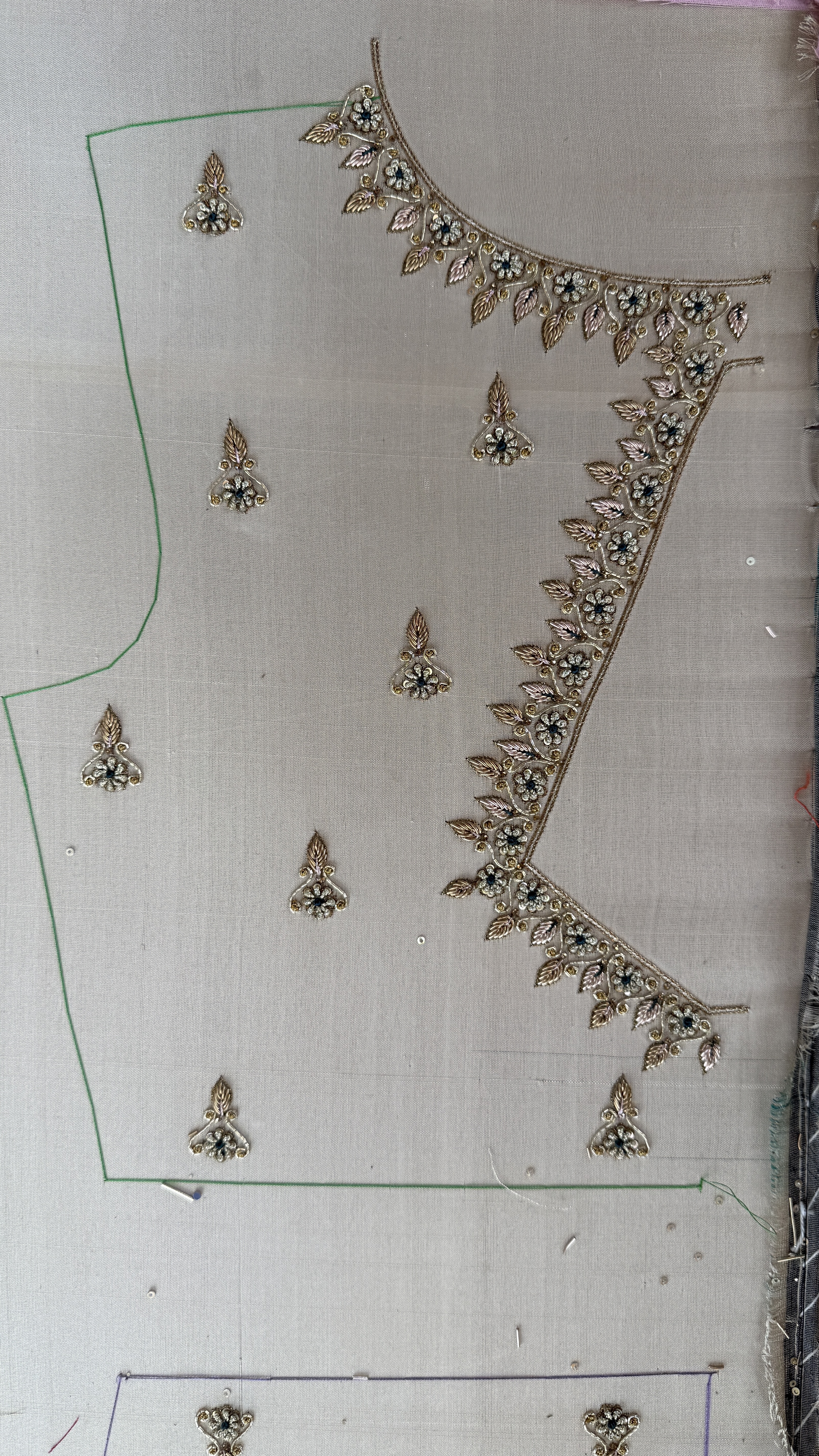 Neckline Embroidery look 3