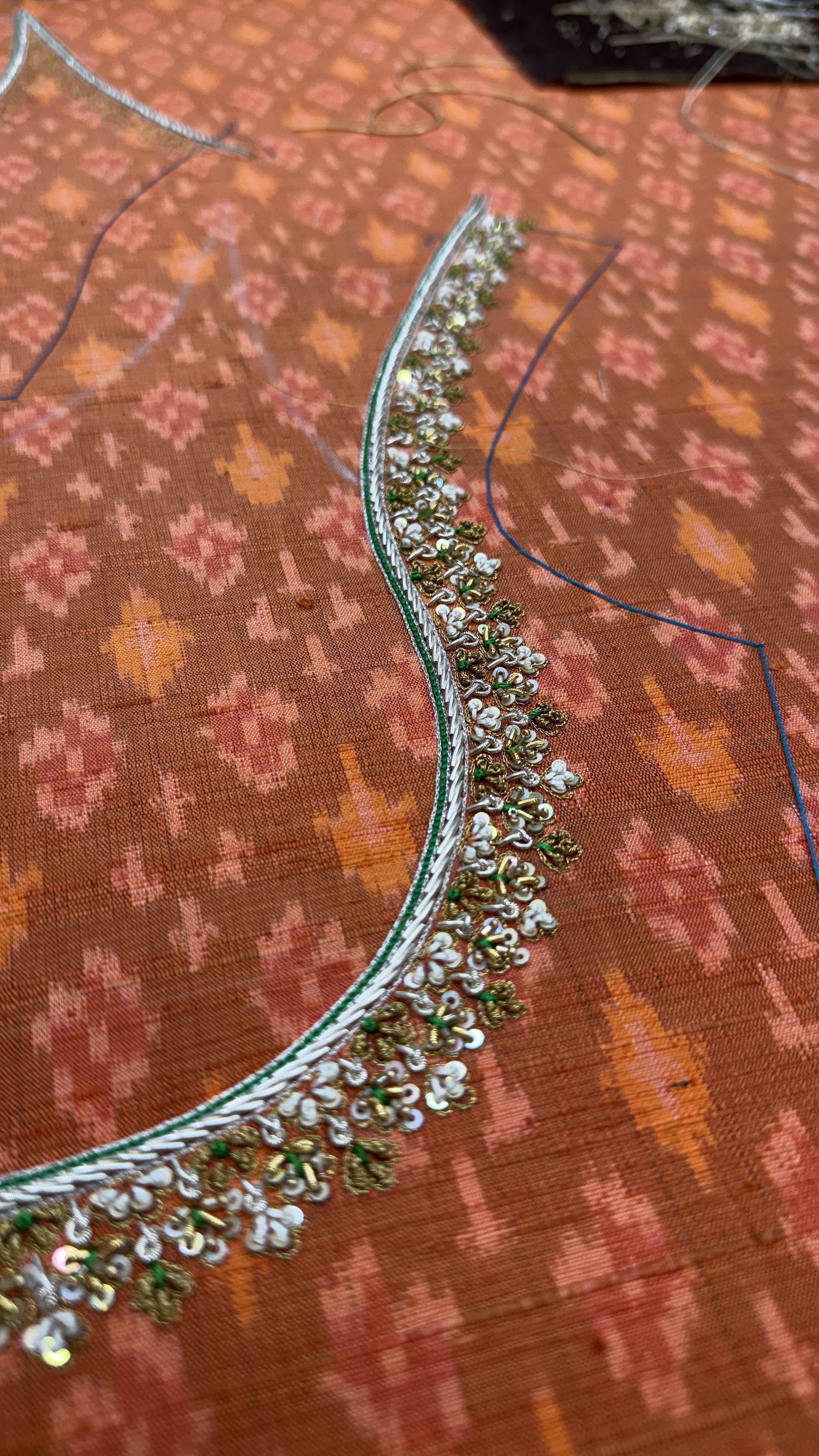Neckline Embroidery look 4